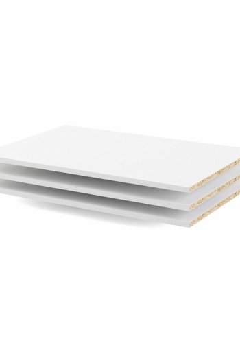 TVILUM Verona hylder - hvid folie (st af 3)