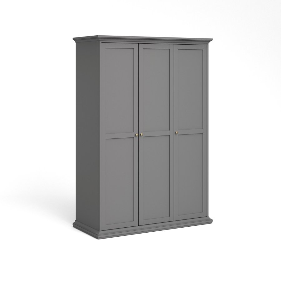 TVILUM Paris garderobeskab - gr, m. 3 lger