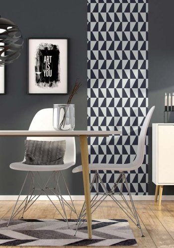 TVILUM Delta sknk - hvid/eg tr, m. 2 lger og 1 skuffe