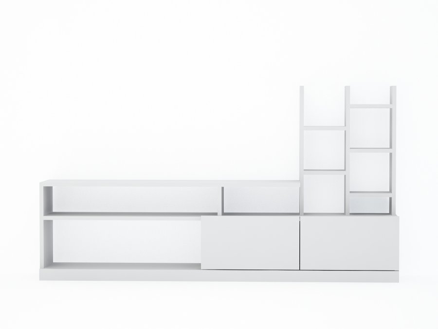 NORDVÄRK Dolunay tv-enhed, hvid