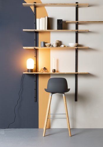 ZUIVER Bundy Wall vghylde - natur krydsfinér og jern