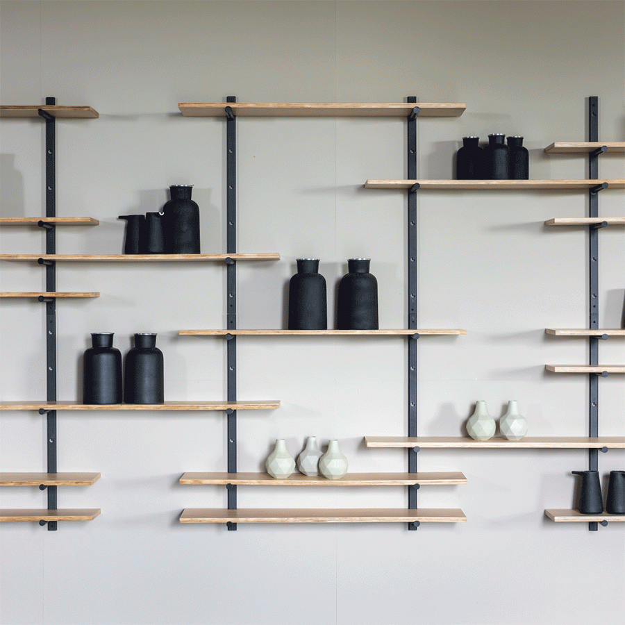 ZUIVER Bundy Wall vghylde - natur krydsfinér og jern