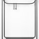 WHITE LABEL LIVING Duco vghngt tjstativ, m. spejl, hylde, kroge - sort stl