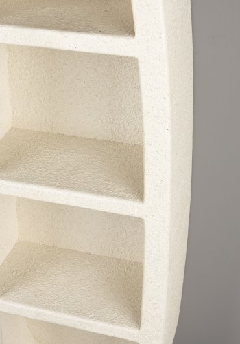 DUTCHBONE Veda vghylde, m. 3 hylder - beige genbrugsmarmor