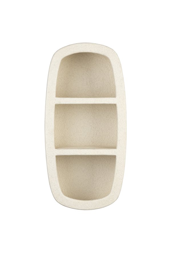 DUTCHBONE Veda vghylde, m. 2 hylder - beige genbrugsmarmor