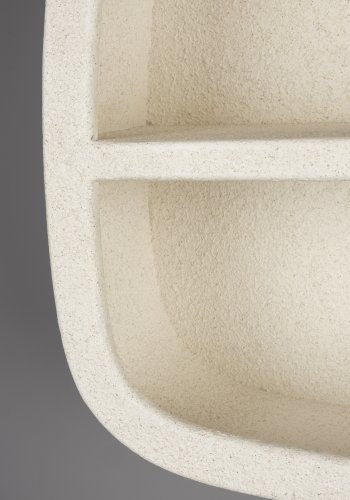 DUTCHBONE Veda vghylde, Midt, m. 1 hylde - beige genbrugsmarmor