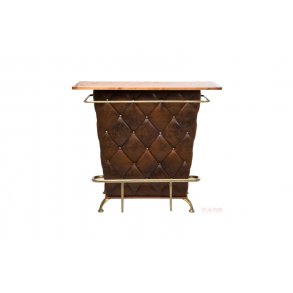 KARE DESIGN Lady Rock bardisk - brunt stof