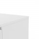 TVILUM Naia kommode -hvid hjglans tr, m. 6 skuffer