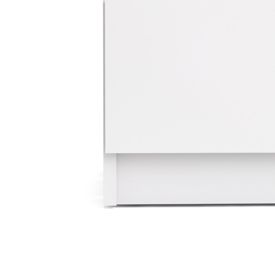 TVILUM Naia kommode -hvid hjglans tr, m. 6 skuffer