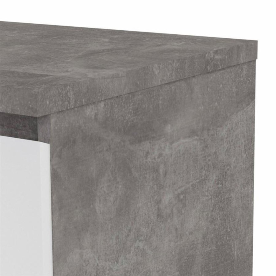 TVILUM Naia sknk, m. 2 lger og 1 skuffe - gr/hvid folie (80,4x40)