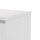 TVILUM Naia sknk - hvid hjglans tr, m. 2 lger og 1 skuffe