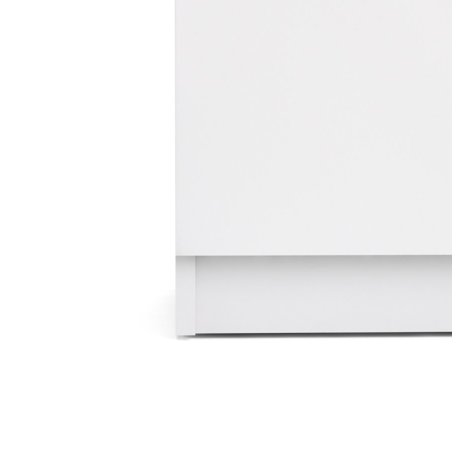 TVILUM Naia sknk - hvid hjglans tr, m. 2 lger og 1 skuffe