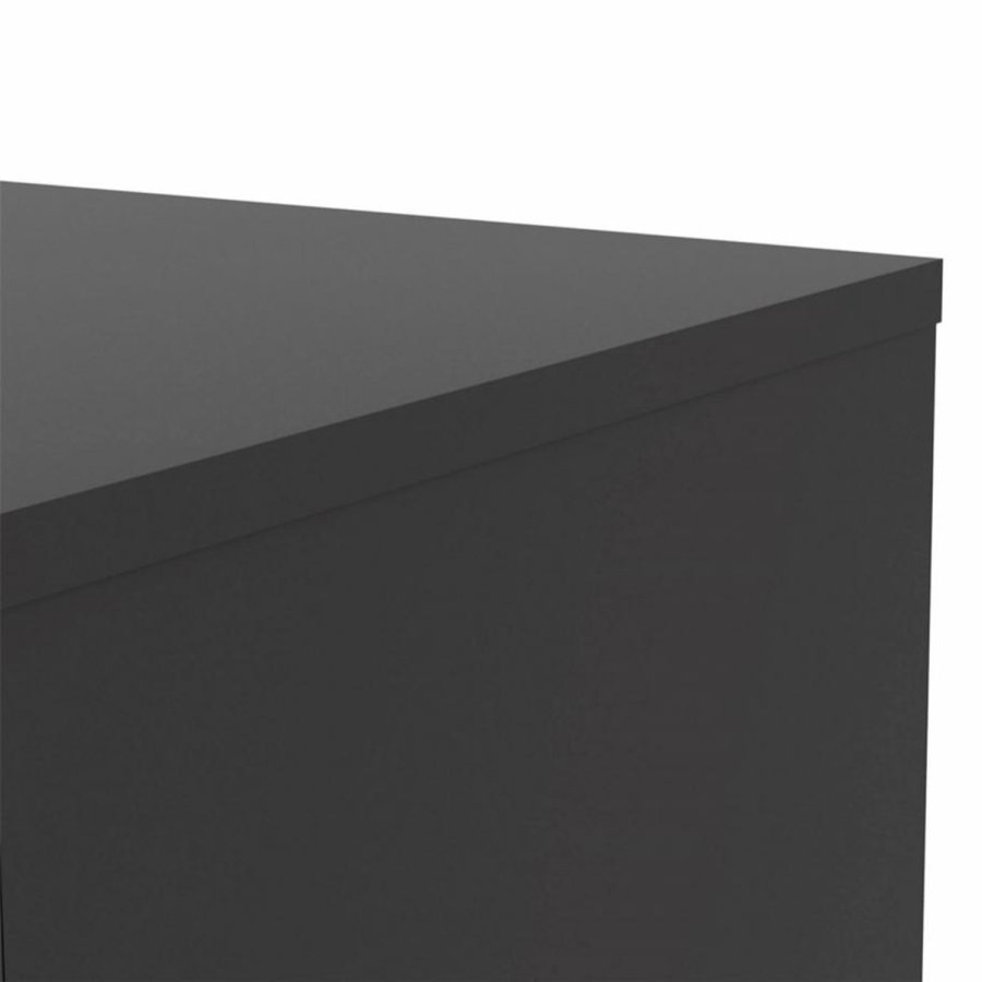 TVILUM Naia sknk, m. 2 lger og 4 skuffer - sort spnplade (120,8x50)