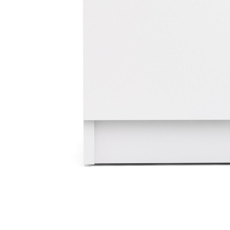 TVILUM Naia sknk - hvid hjglans tr, m. 2 lger og 4 skuffe