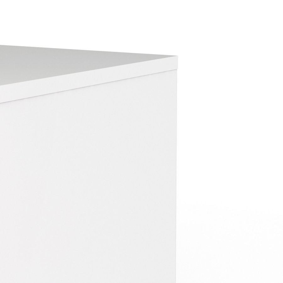 TVILUM Naia kommode - hvid hjglans, m. 3 skuffer 