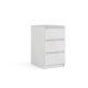 TVILUM Naia kommode - hvid hjglans, m. 3 skuffer 
