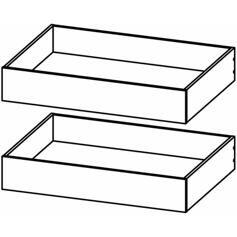 TVILUM Naia sengeskuffe - hvid spnplade (st af 2)