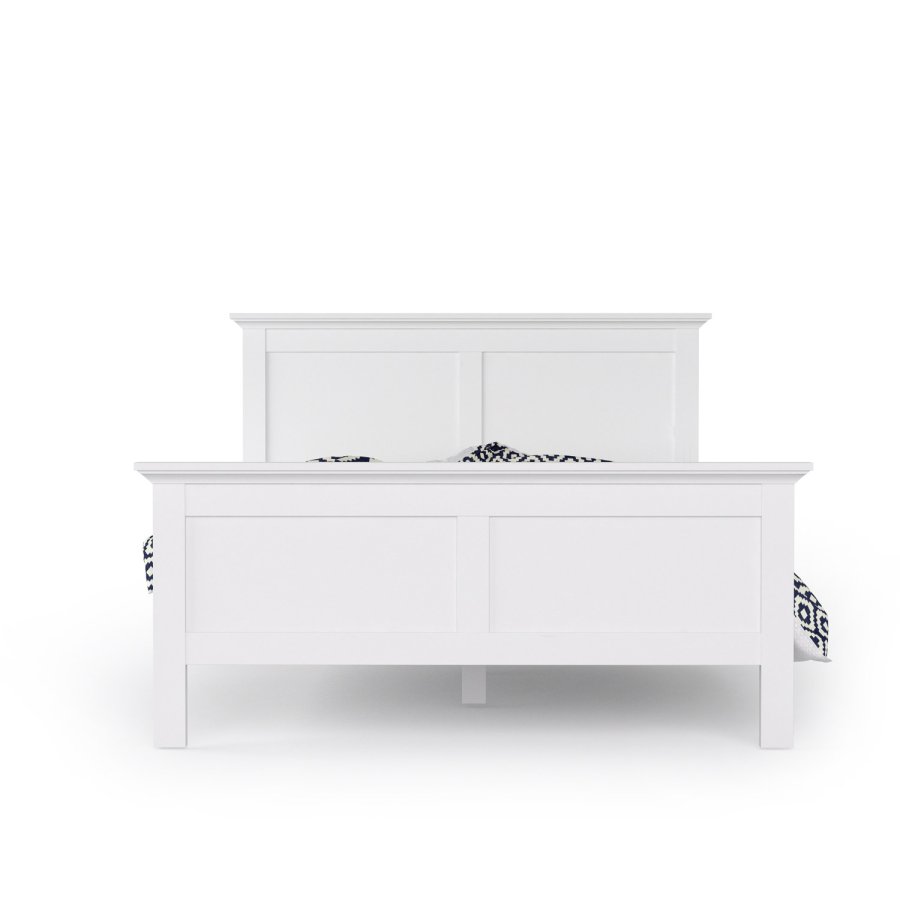 TVILUM Paris sengeramme - hvidt tr, 140x200