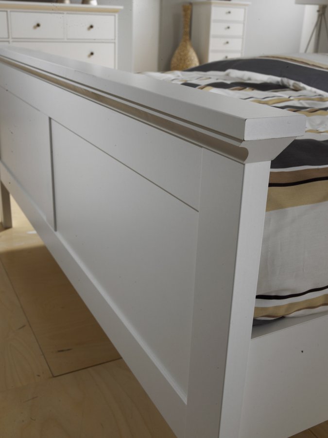 TVILUM Paris sengeramme - hvidt tr, 140x200