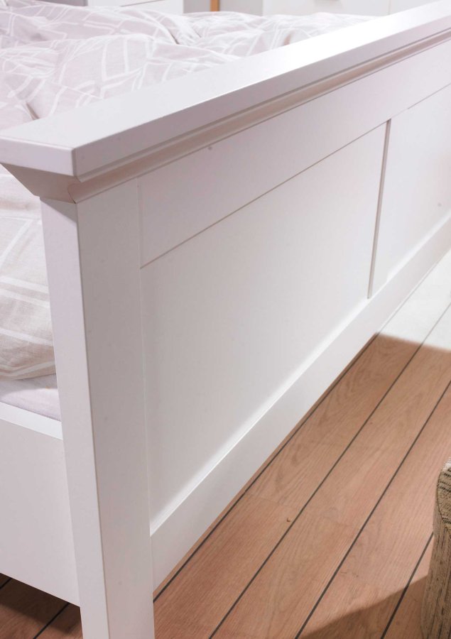 TVILUM Paris sengeramme - hvidt tr, 140x200