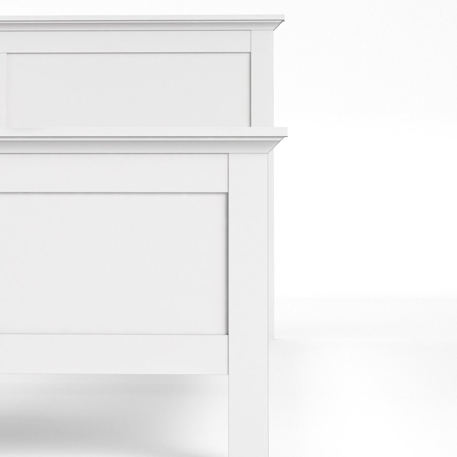 TVILUM Paris sengeramme - hvidt tr, 180x200