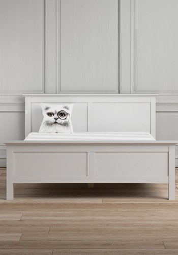 TVILUM Paris sengeramme - hvidt tr, 180x200