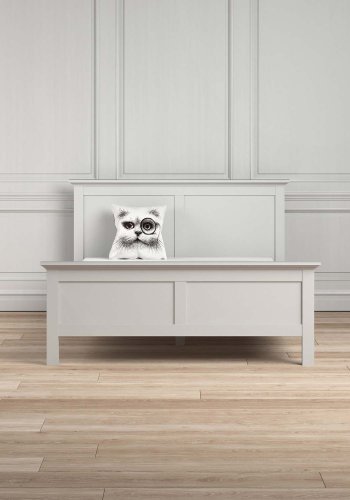 TVILUM Paris sengeramme - hvid tr (160x200) 