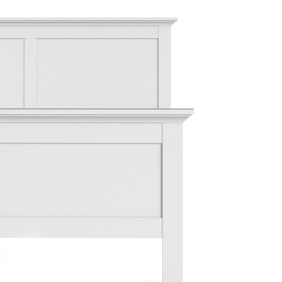 TVILUM Paris sengeramme - hvid tr (160x200) 