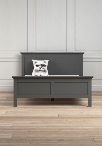 TVILUM Paris sengeramme - mat gr tr (160x200)