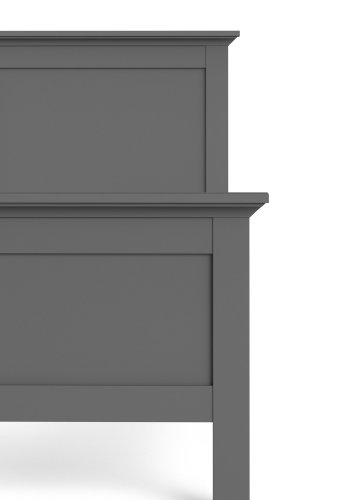 TVILUM Paris sengeramme - mat gr tr (160x200)