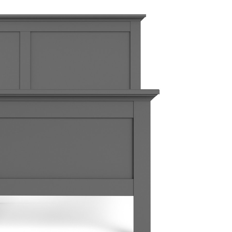 TVILUM Paris sengeramme - mat gr tr (160x200)