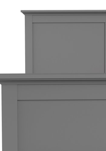 TVILUM Paris sengeramme - mat gr tr (160x200)