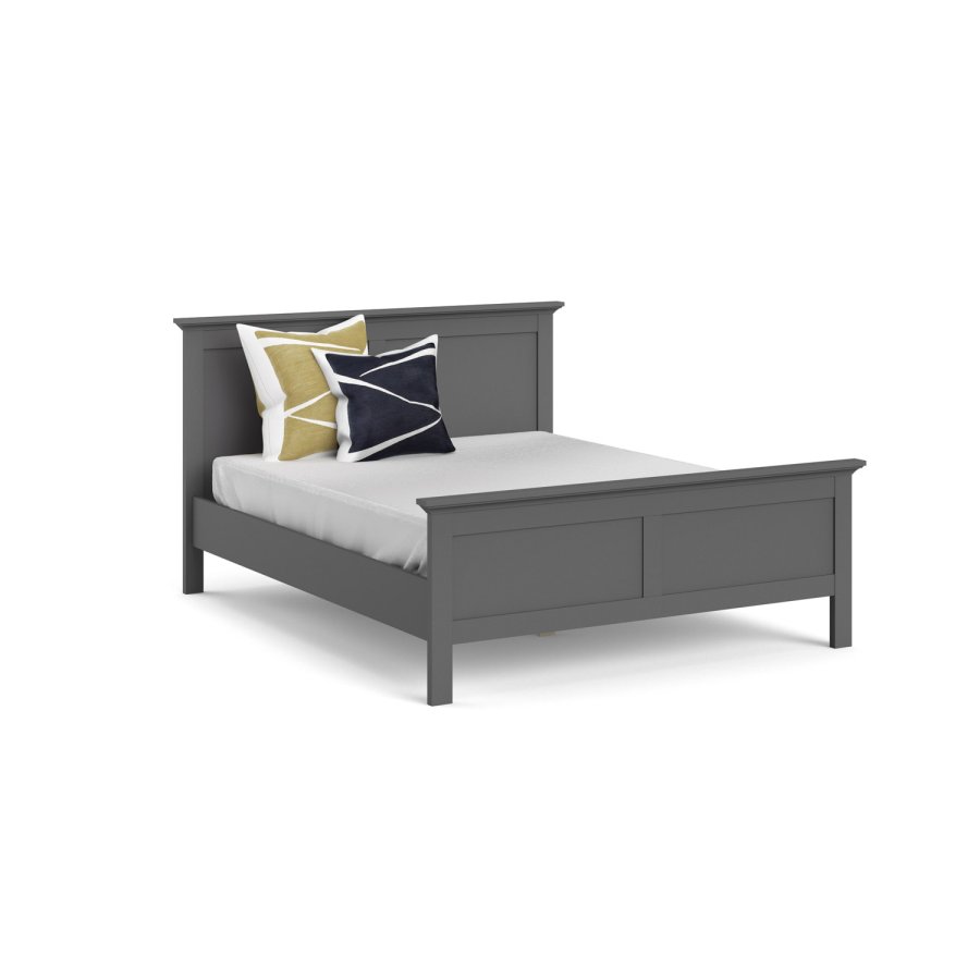 TVILUM Paris sengeramme - mat gr tr (160x200)