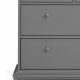 TVILUM Paris kommode - mat gr tr, m. 8 skuffer 
