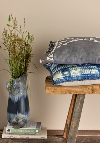 CREATIVE COLLECTION Khumo Vase, Sort, Stentj