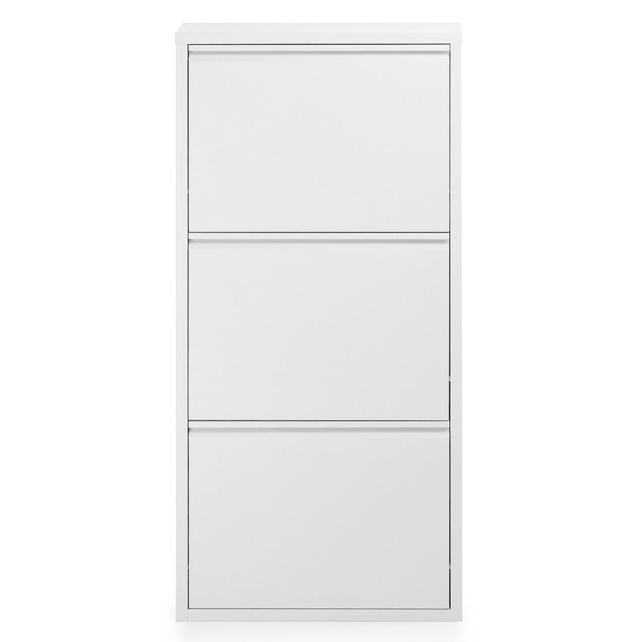 KAVE HOME Ode skoskab, m. 3 lger - hvid stl (50x103)