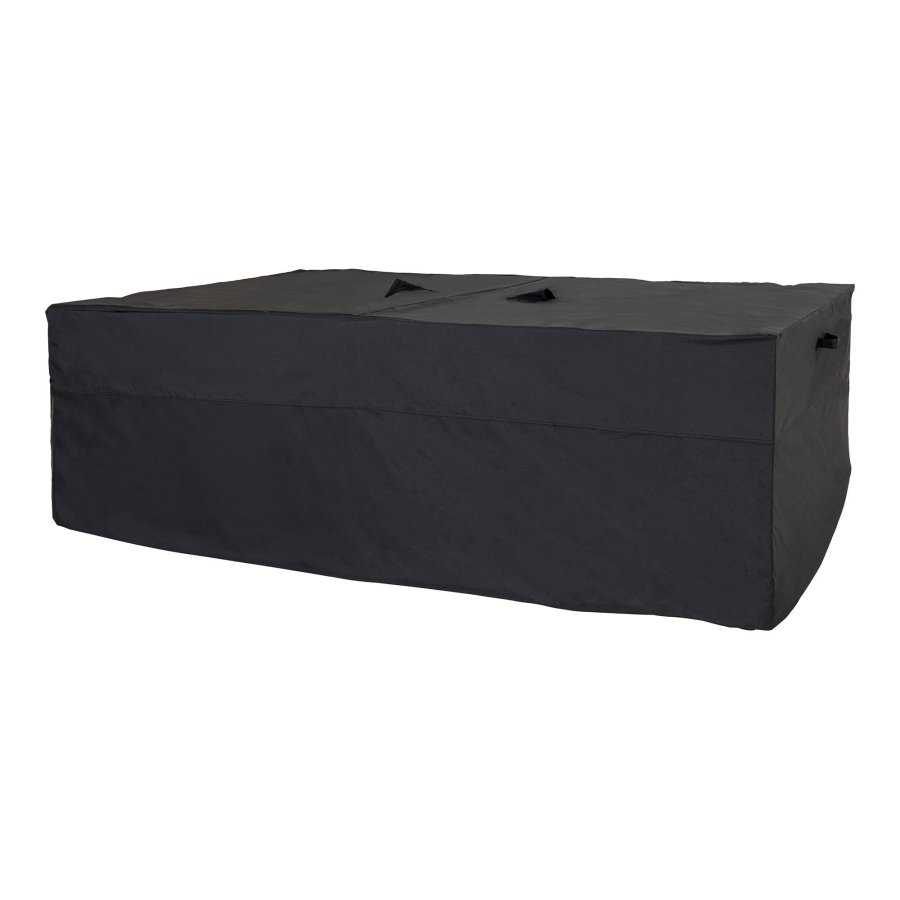 HOUSE NORDIC Luksus overtrk til lounge og sofast, 210g/m2 600D polyester PU behandlet, vandafvisende, sort