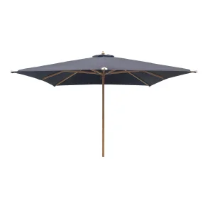 HOUSE NORDIC Parasol, trstok, sort, 300x300 cm