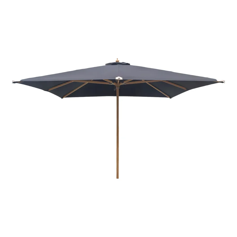 HOUSE NORDIC Parasol, trstok, sort, 300x300 cm