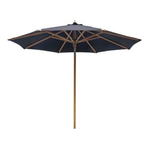 HOUSE NORDIC Parasol med tilt, trstok, sort, 300 cm