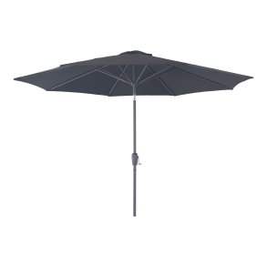 HOUSE NORDIC Parasol med hejs og tilt, metalstok, sort, 300 cm