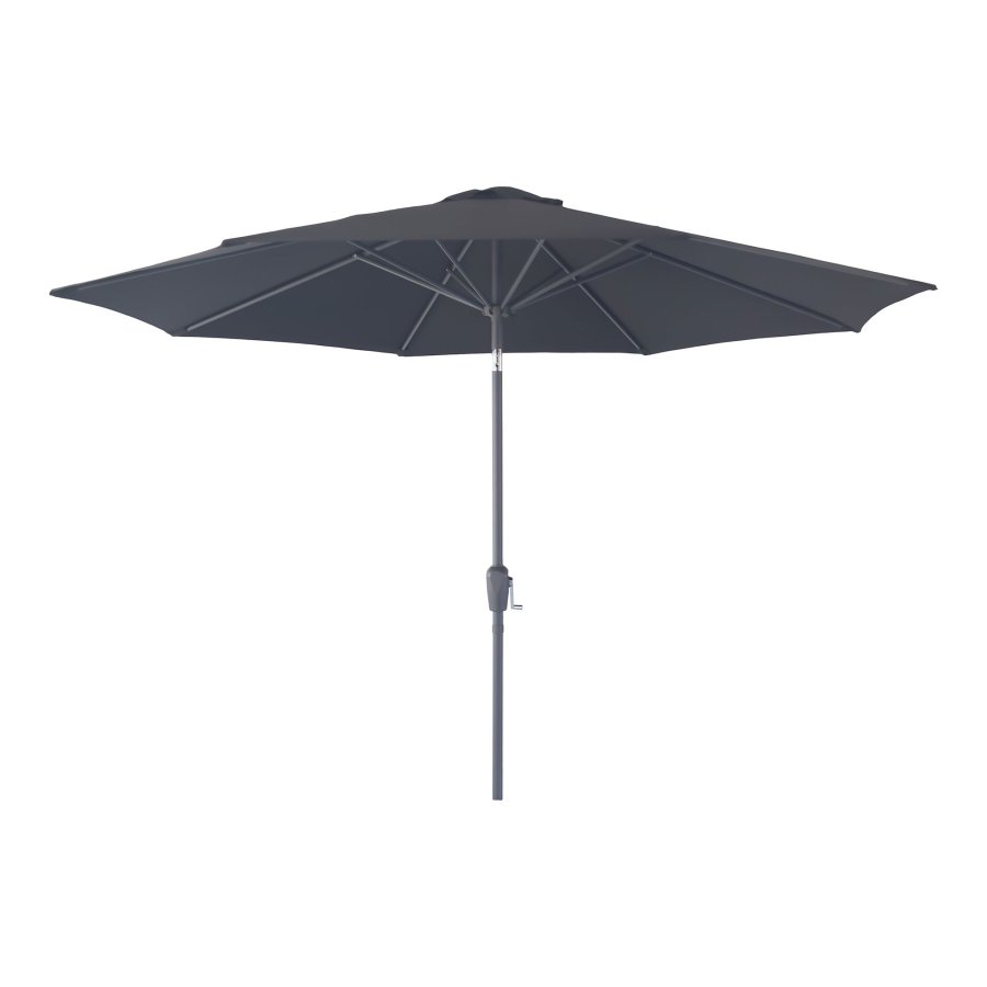 HOUSE NORDIC Parasol med hejs og tilt, metalstok, sort, 300 cm