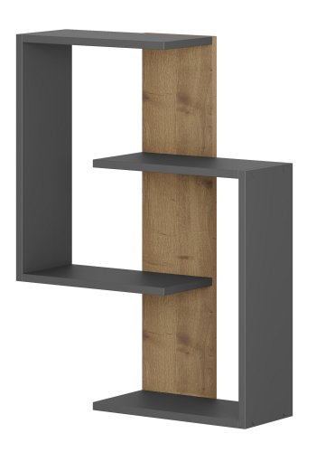 FUNZI LIVING Paranoid vghylde - antracitgr og mrk eg melamin