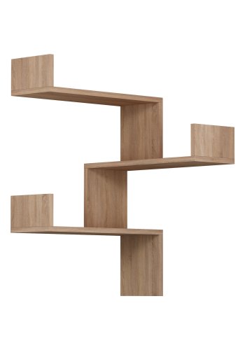 FUNZI LIVING Luksa hjrne vghylde - eg melamin