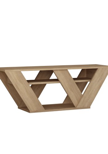 NORDVÄRK Pipralla TV-bord, m. 1 hylde - eg melamin (110x30)