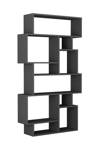 FUNZI LIVING Karmato bogreol - antracitgr melamin