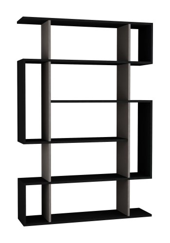 FUNZI LIVING Mito bogreol - antracit og lys mokka melamin