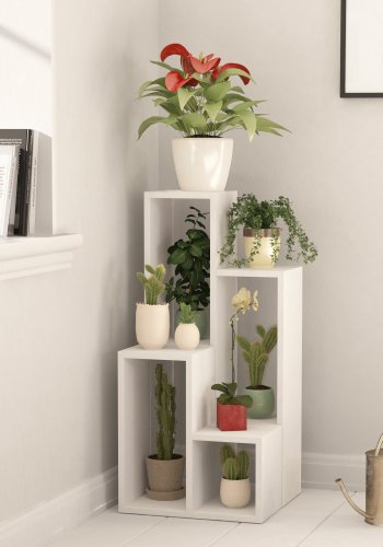 FUNZI LIVING Sule bogreol - hvid melamin