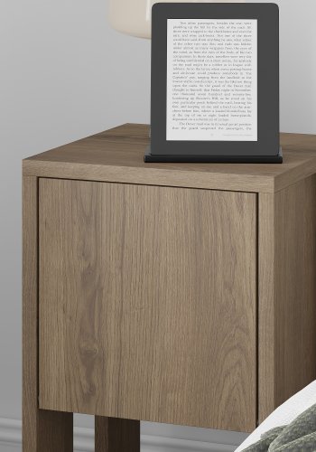 FUNZI LIVING Ema natbord, m. 1 lge og 1 hylde - Hitit melamin (30x30)