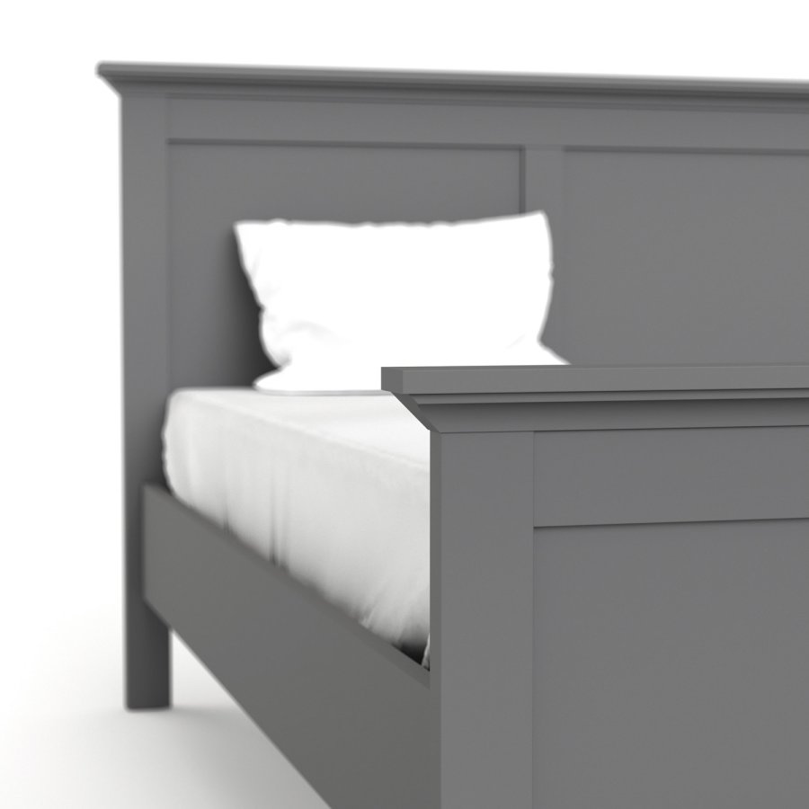 TVILUM Paris sengeramme - mat gr (140x190)